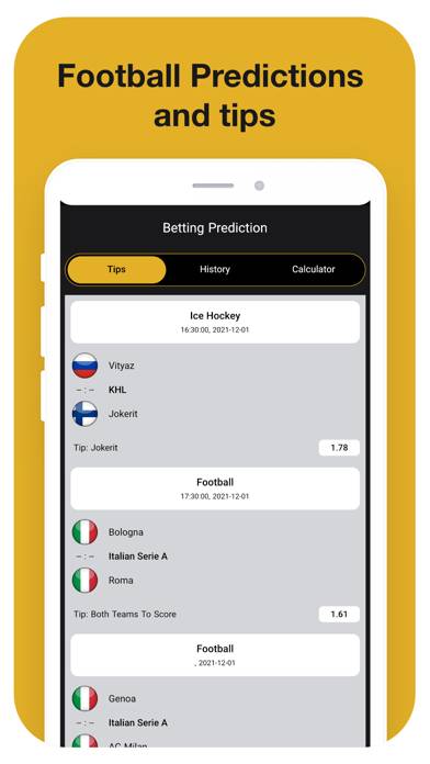 Football Prediction & Tips Capture d'écran de l'application #1
