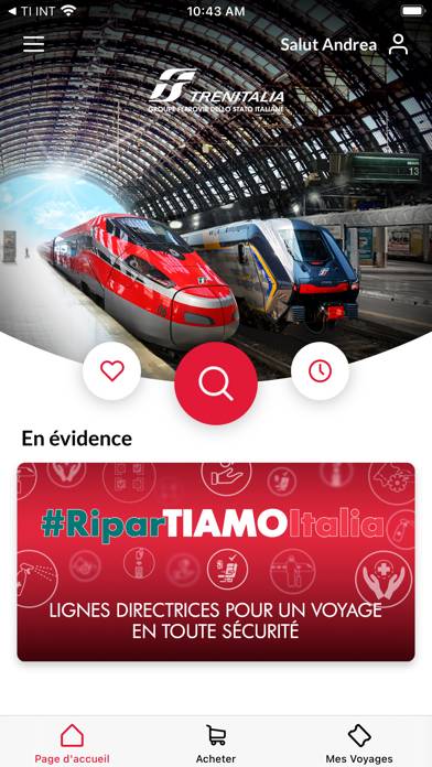 Trenitalia France Capture d'écran de l'application #1