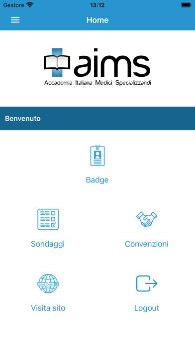 Badge AIMS Schermata dell'app #1
