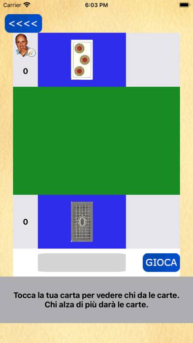 Giochi in Solitario schermata del gioco