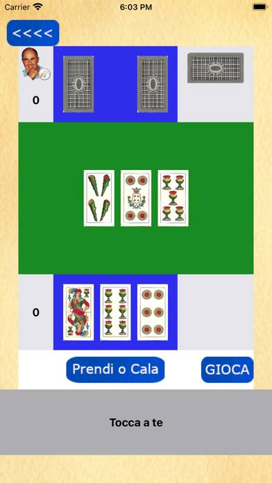 Giochi in Solitario schermata del gioco