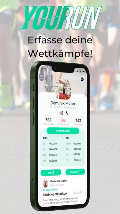 Your Run – Wettkampfcommunity Bildschirmfoto