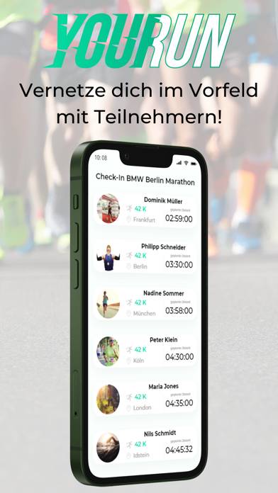 Your Run – Wettkampfcommunity App-Screenshot