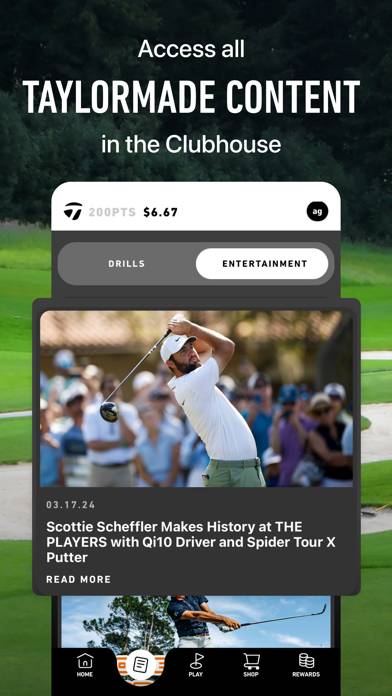 TaylorMade Golf App screenshot