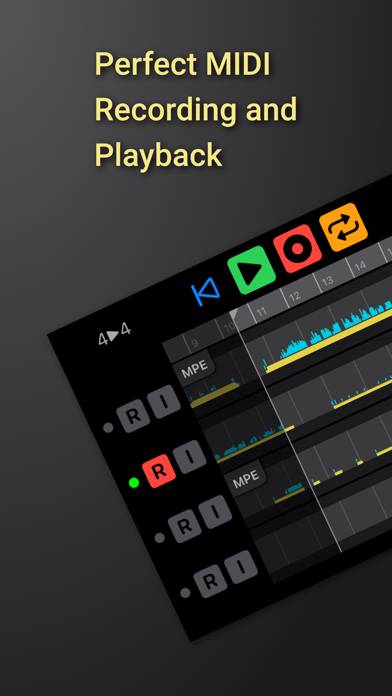 MIDI Tape Recorder App-Screenshot #1
