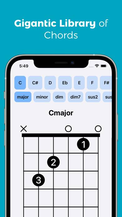 Guitar Chords Toolkit captura de pantalla