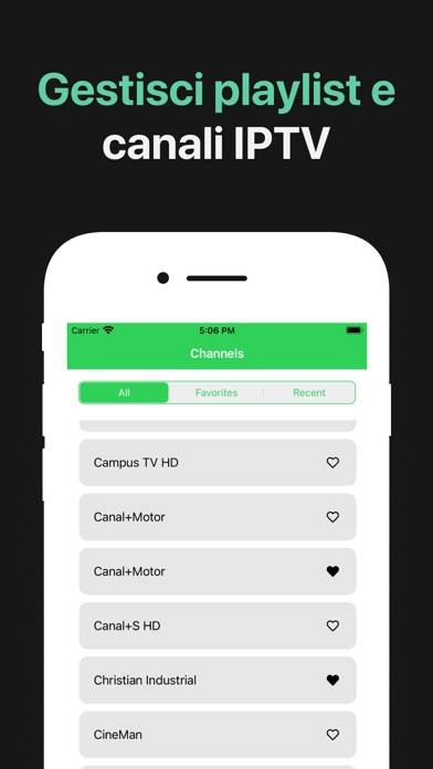 IPTV Player: Live TV Italiane immagine dello schermo