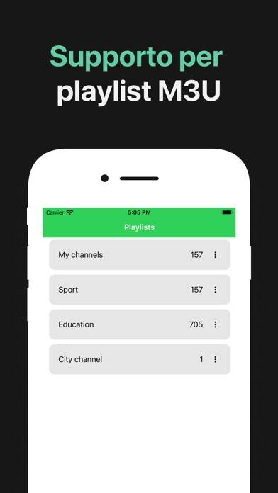 IPTV Player: Live TV Italiane Schermata dell'app