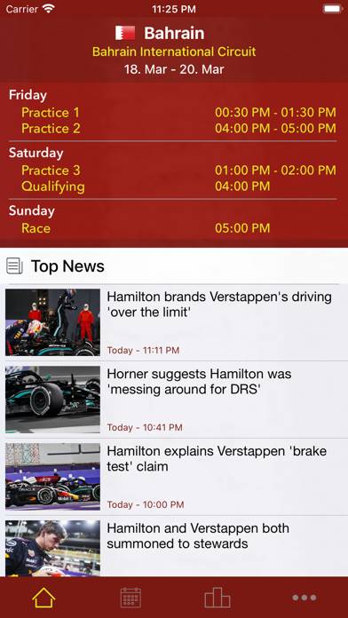 Race Calendar 2022 App screenshot #1