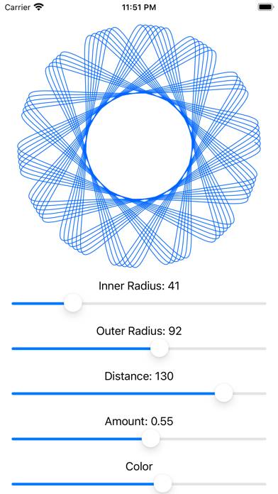 Spirograph Drawing App screenshot #1