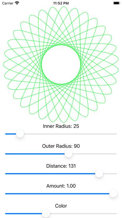 Spirograph Drawing App screenshot #3