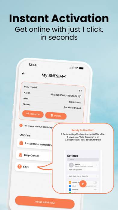 BNESIM: 5G eSIM Data profiles App screenshot #5