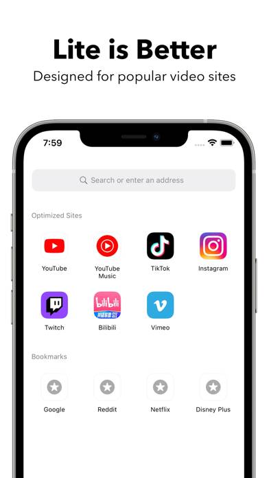 Video Lite Capture d'écran de l'application #1