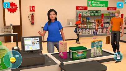 Supermarket Cashier Girl Games