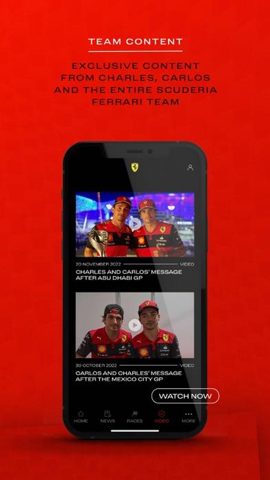 Scuderia Ferrari Schermata dell'app #3