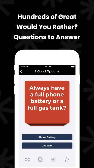 Would You Rather Questions App screenshot