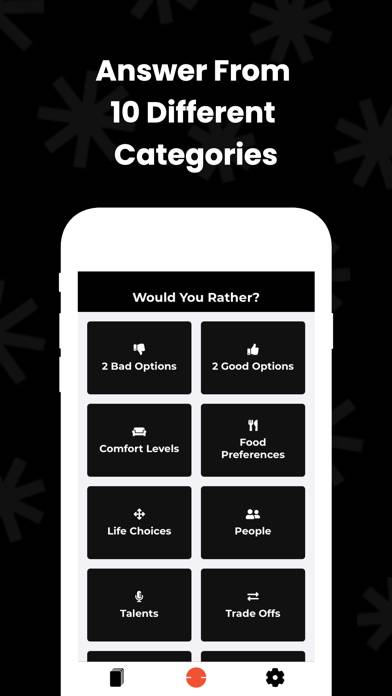 Would You Rather Questions App game screenshot