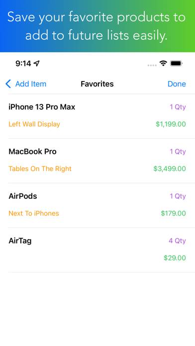 Jot Shopping List App screenshot #3