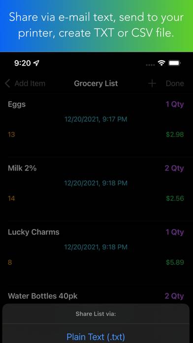 Jot Shopping List App screenshot #4