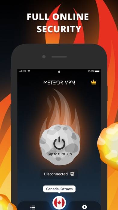 Meteor VPN Schermata dell'app #1