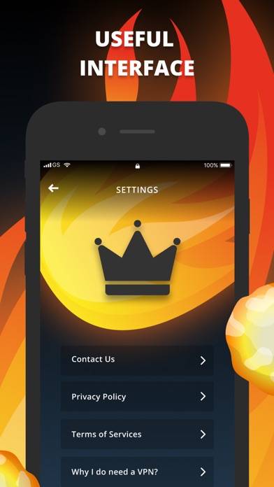 Meteor VPN Schermata dell'app