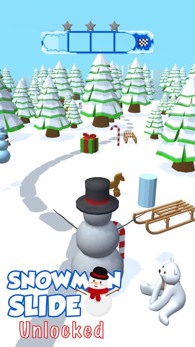 Snowman Slide Unlocked App screenshot #1