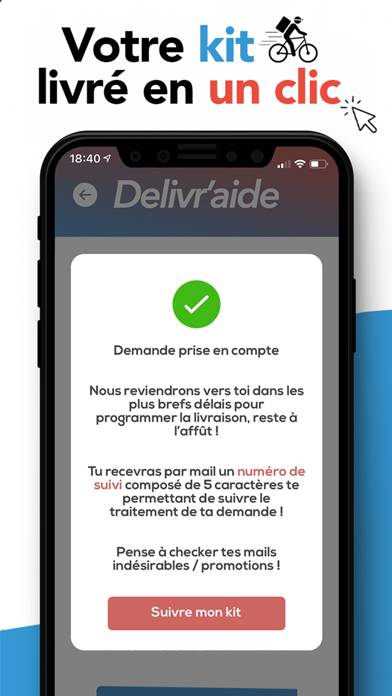 Delivraide App screenshot #2
