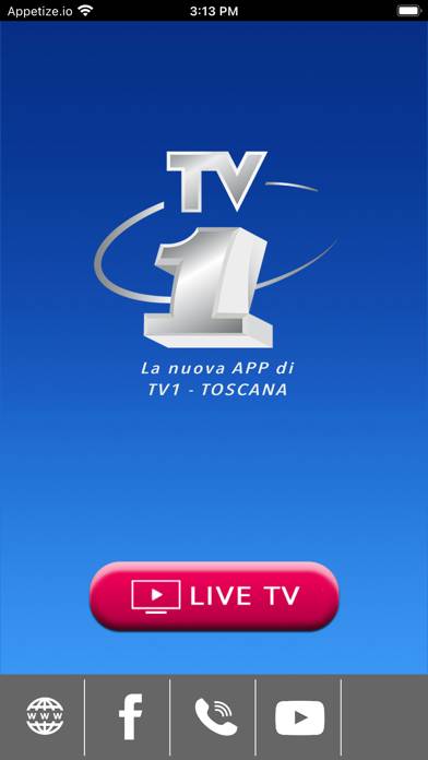 Tv1 - Toscana immagine dello schermo