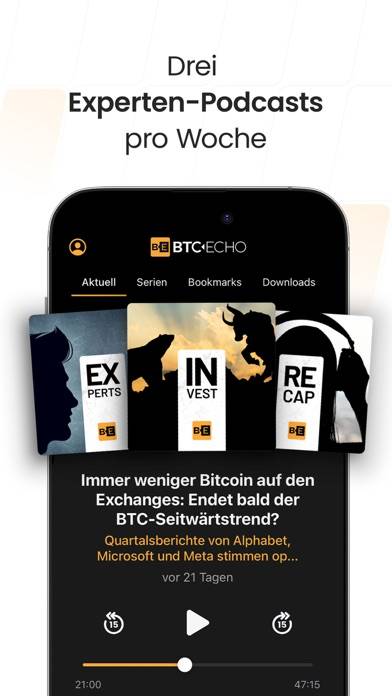 BTC-ECHO Bitcoin & Krypto News App screenshot #6