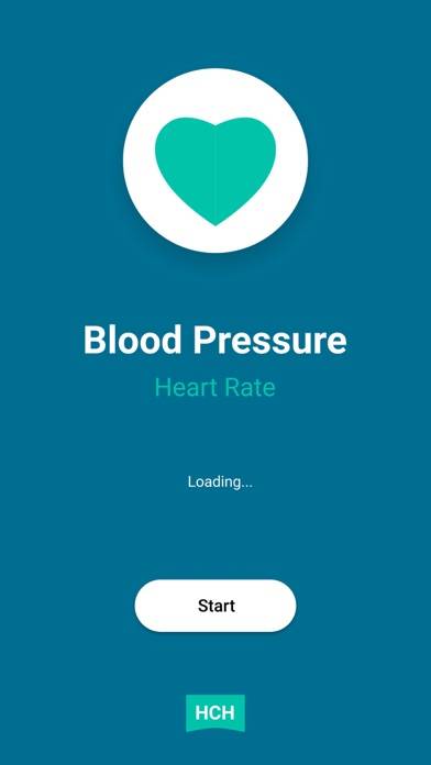 Blood Pressure App, Heart Rate App skärmdump #1