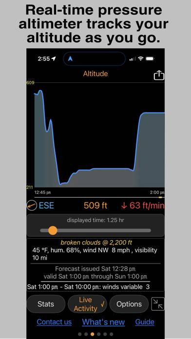 Alti-Barometer Pro Скриншот приложения #2