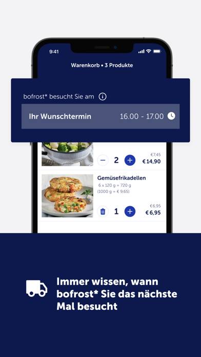 Bofrost* App-Screenshot