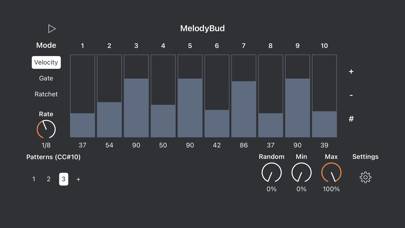 MelodyBud Generative Sequencer Capture d'écran de l'application