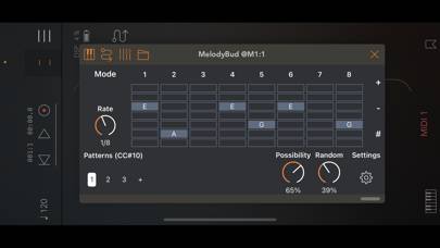 MelodyBud Generative Sequencer Capture d'écran de l'application