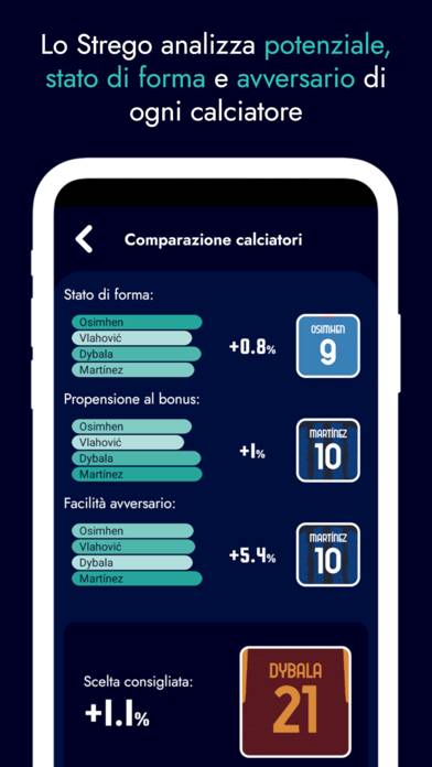 Lo Strego del fantacalcio App screenshot #3