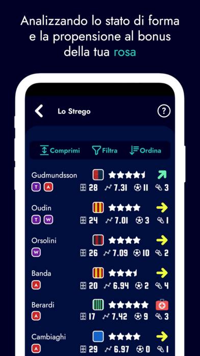 Lo Strego del fantacalcio App screenshot #4