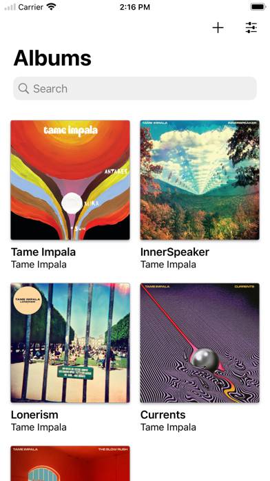 Albums: Music Shortcuts App screenshot #1