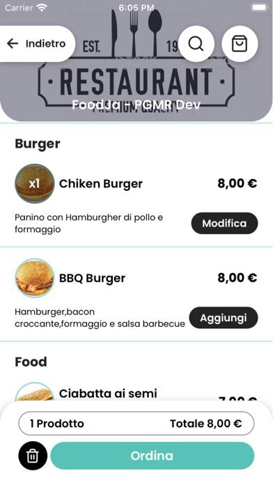 Foodja Schermata dell'app #3