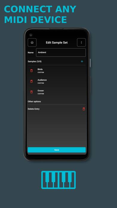 PowerSample Live App-Screenshot