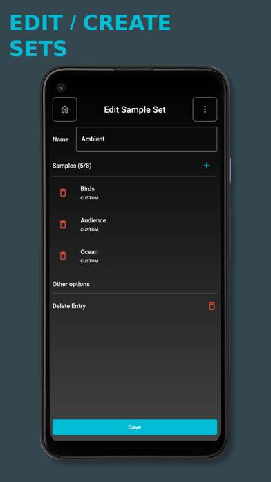 PowerSample Live App-Screenshot