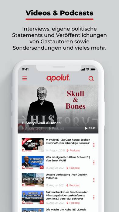 Apolut App-Screenshot #2