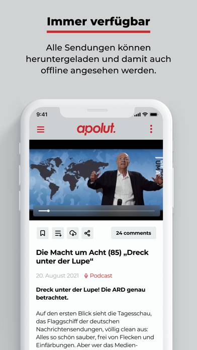 Apolut App-Screenshot #3