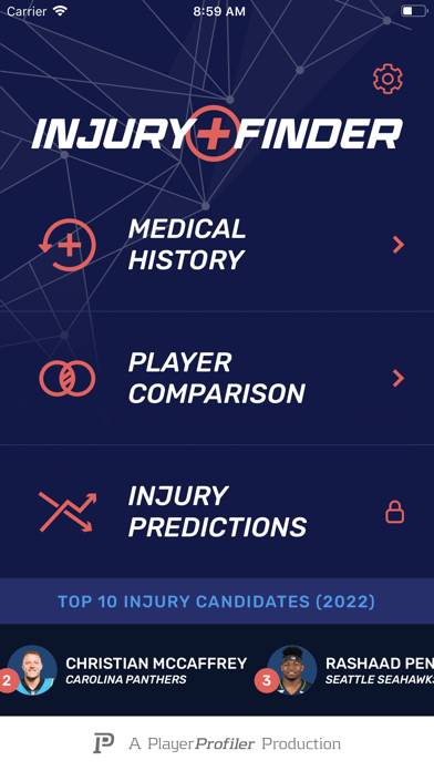 Injury Finder screenshot