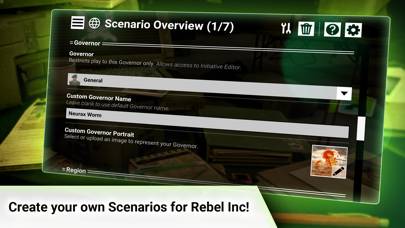 Rebel Inc: Scenario Creator Schermata dell'app #2