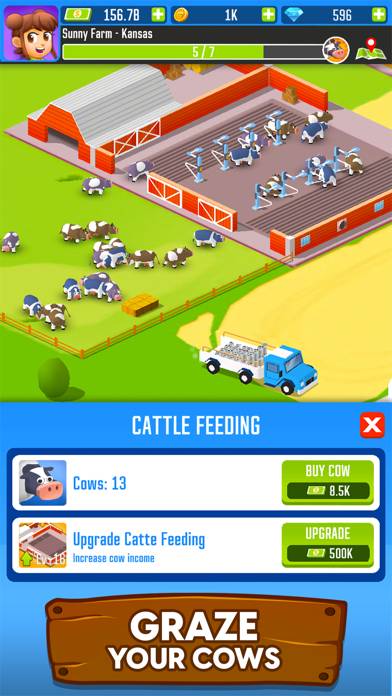 Milk Farm Tycoon App skärmdump #2