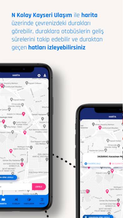 N Kolay Kayseri Ulaşım App screenshot #2