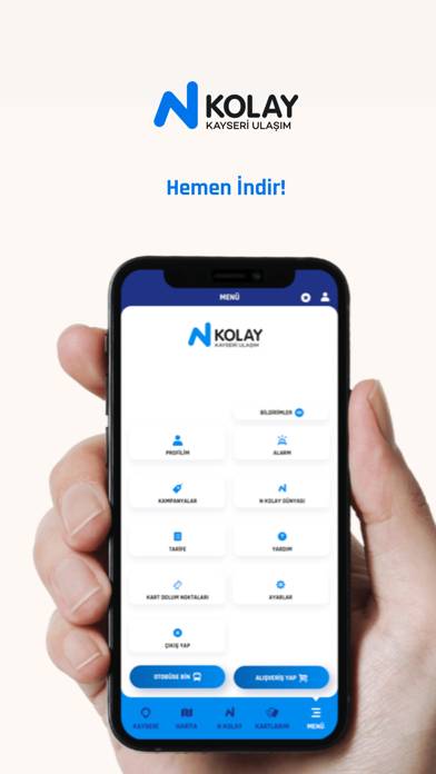 N Kolay Kayseri Ulaşım App screenshot #5