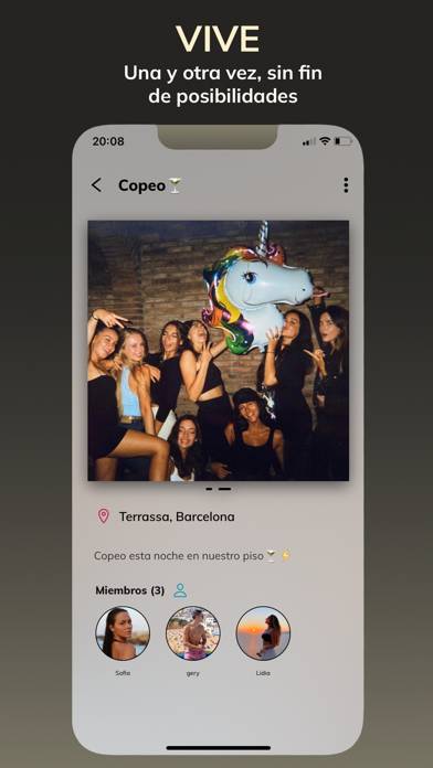 Invite Captura de pantalla de la aplicación