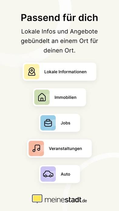 Meinestadt.de App-Screenshot #1