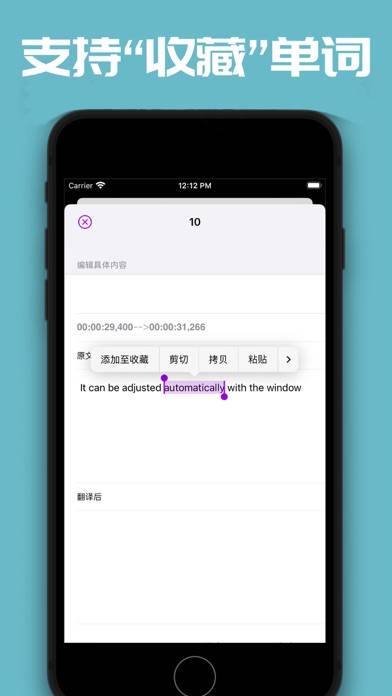 Srt翻译君 - 字幕翻译、编辑、拆分、合并 capture d'écran
